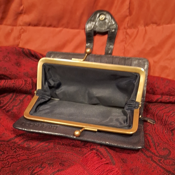 Lockheart Dark Brown And Black Leather Wallet - Picture 4 of 10